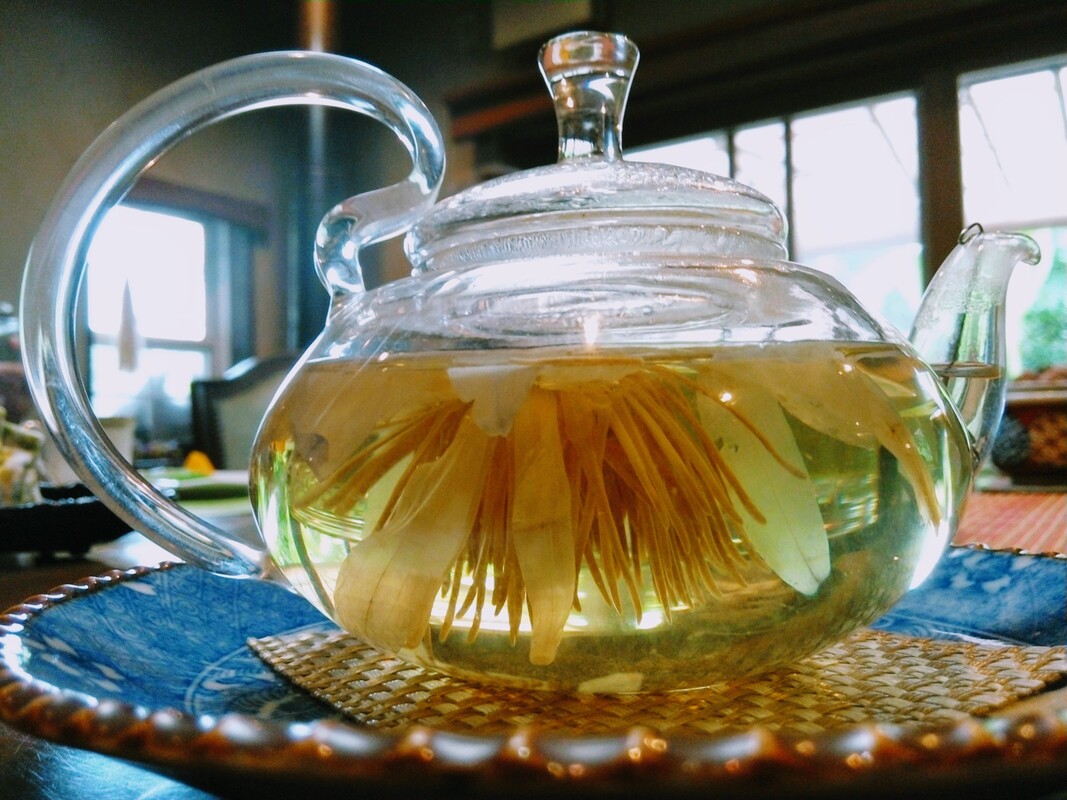 (photo) water lily tea